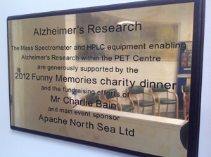 Alzheimers memorable plaque